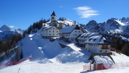 Monte Lussari d'inverno 