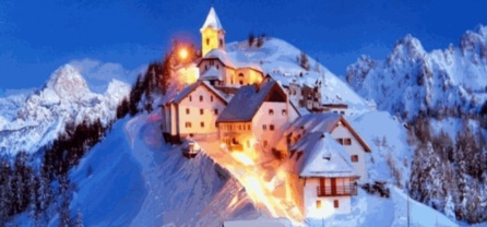 Monte Lussari d'inverno 